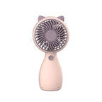 Portable USB Fan Cat Design Lightweight Compact Personal Cooling Fan