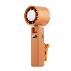 Portable High-Performance USB Rechargeable Fan with Battery Display Unisex Compact Lightweight