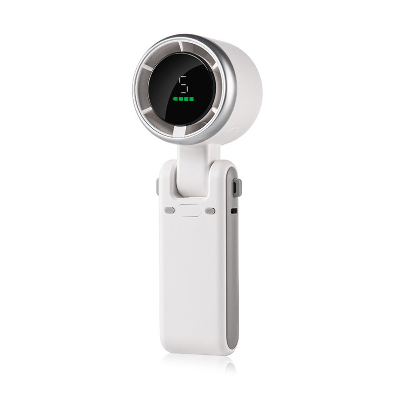Portable Fan Lightweight Compact Rechargeable with Multiple Speeds and LED Battery Indicator