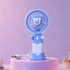 Portable USB Fan with Flexible Holder Lightweight Quiet Operation for Women