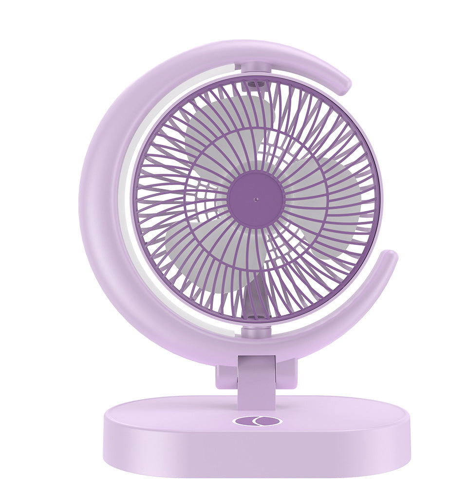 Mini Fan Portable 3-Speed 360-Degree Rotation Quiet Compact Personal Fan