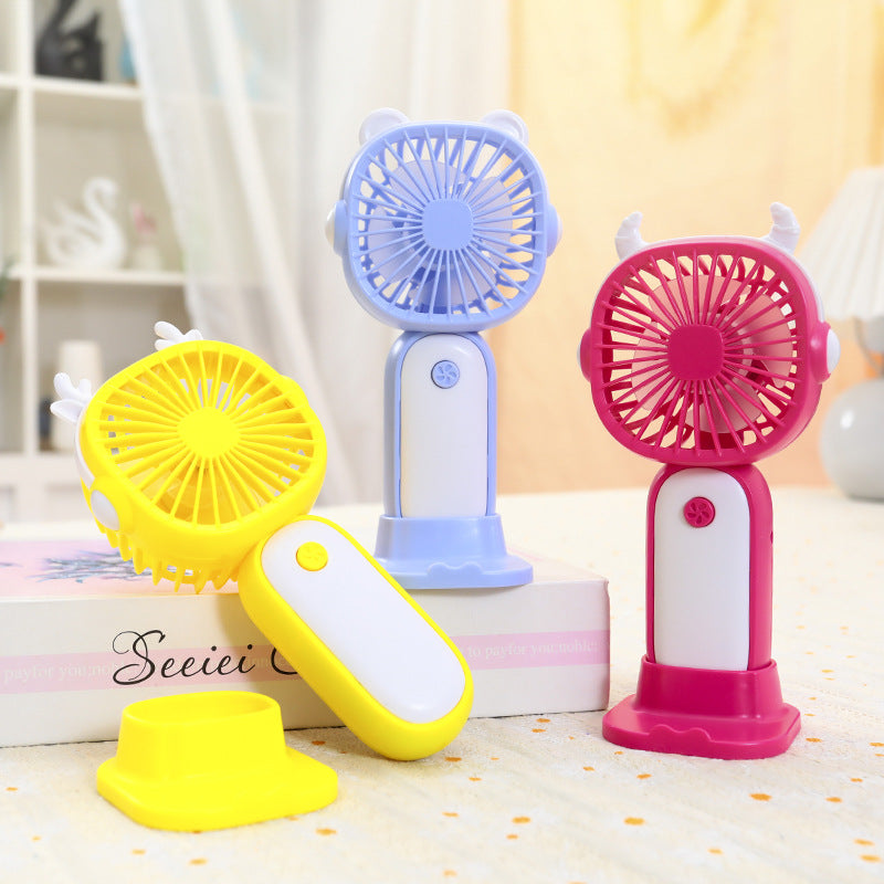 Portable Mini USB Fan Compact Size Unique Design Cute Playful Colors Personal Cooling