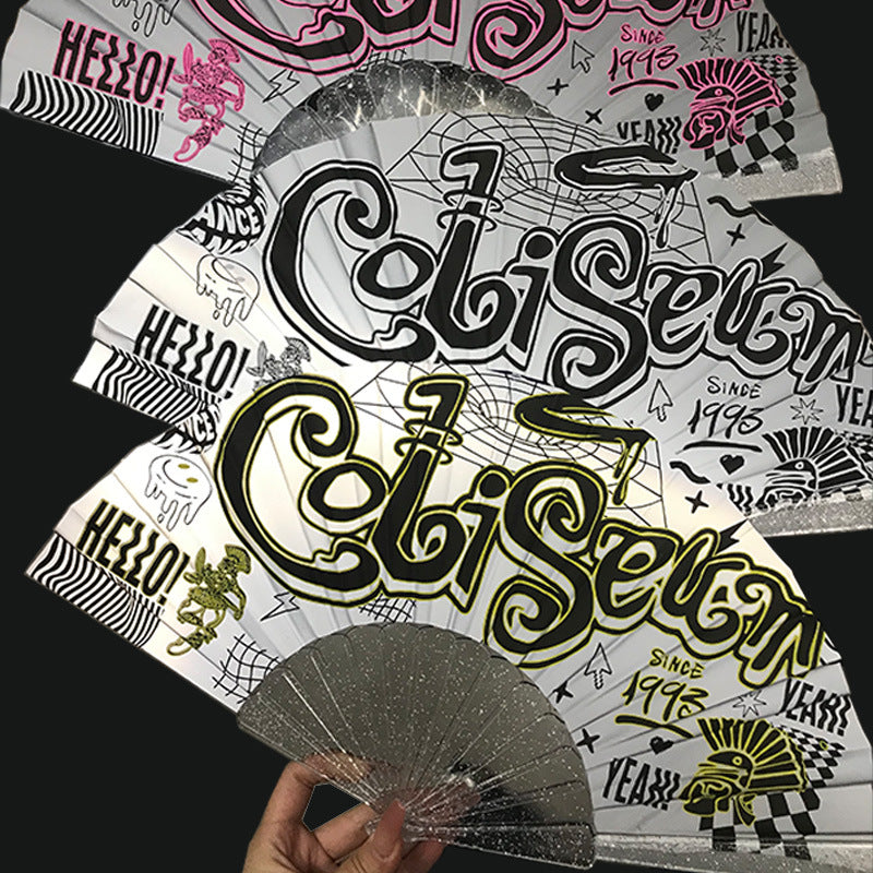 Women's Designer Fan Lightweight Portable Stylish Cooling Accessory