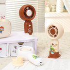 Portable Hand Fan for Women with Powerful Battery Long-Lasting Runtime Ergonomic Design Compact Size
