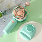 Portable Handheld Fan USB Powered Lightweight Quiet Operation Cute Animal Design