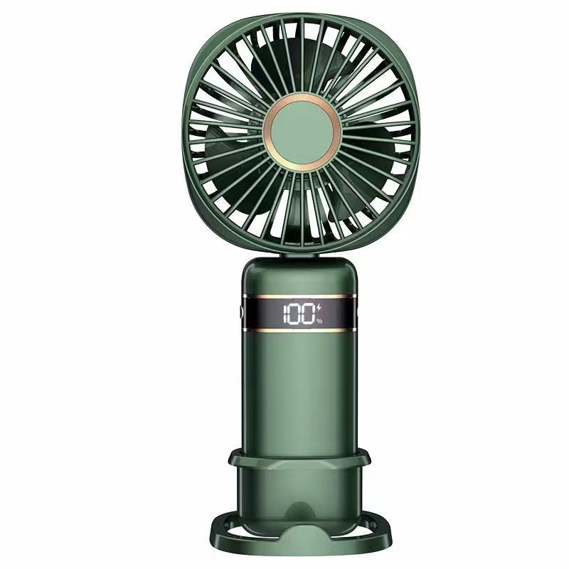 Portable High-Performance Personal Fan with Digital Display Multiple Speeds Long Battery Life