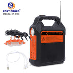 Harrow Portable Solar Power Station 12V 6200mAh USB Charging LED Lamps