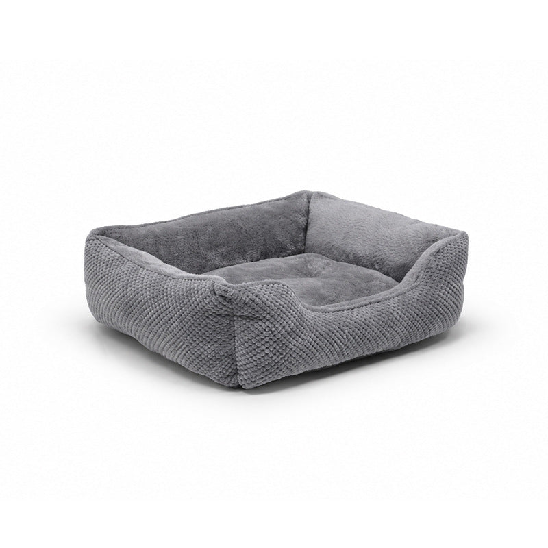 Harrow Unisex Pet Bed Soft Fabric Non-Slip Bottom Removable Washable Cover Durable Support