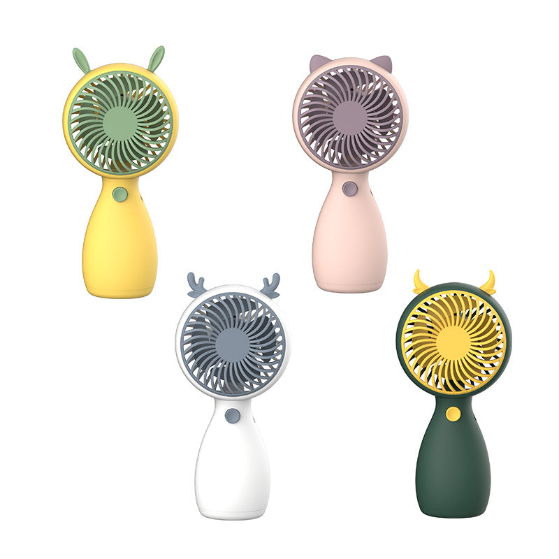 Portable USB Fan Cat Design Lightweight Compact Personal Cooling Fan