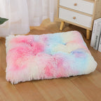 Unisex Cozy Pet Pillow Soft Fiber Non-Slip Machine Washable Cushion for Small and Medium Pets