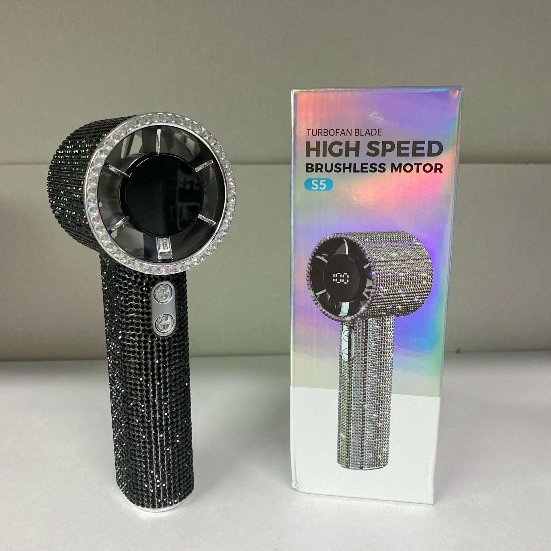 Women's Handheld Hair Dryer High-Speed Brushless Motor Compact Travel Size