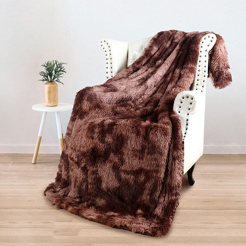 Brehn Ladies Snuggle Blanket Soft Hypoallergenic Fleece Cozy Throw for Living Room Bedroom