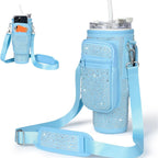 Women's Insulated Water Bottle with Versatile Carrying Bag Durable and Stylish Design