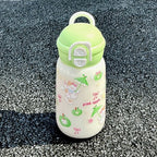 Insulated Water Bottle for Women with Flip-Top Lid and Playful Animal Design BPA-Free