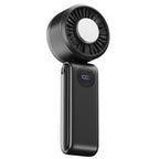 Handheld Rechargeable Cooling Fan Portable USB Personal Fan with Adjustable Speeds and LED Display