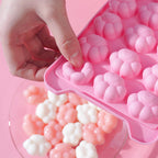 Silicone Ice Cube Tray Hemisphere Shape Flexible BPA-Free for Cocktails and Drinks