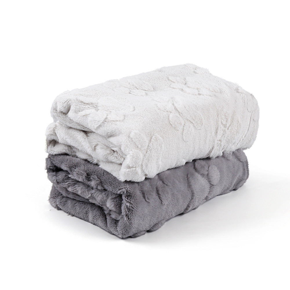 Harrow Plush Blanket Women's Soft Warm 100% Polyester Cozy Throw Blanket