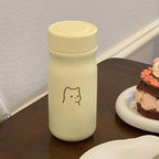 Women’s Insulated Water Bottle with Secure Flip Lid and Animal Design BPA-Free Reusable