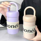 Ladies Insulated Water Bottle with Ergonomic Carry Handle BPA-Free Thermal Flask