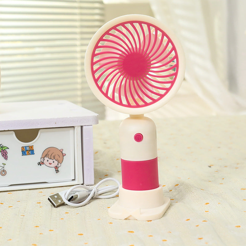 Portable Mini Hand Fan USB Rechargeable Ergonomic Design Lightweight Personal Cooling