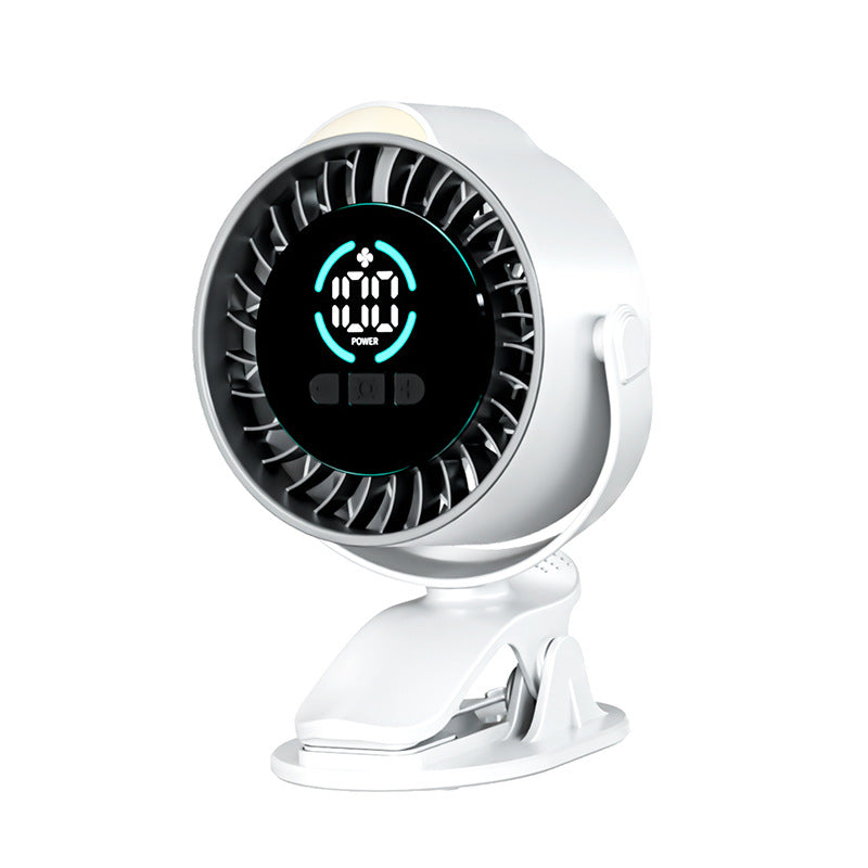 Portable Table Fan Lightweight Quiet Operation Adjustable Speeds with LED Display