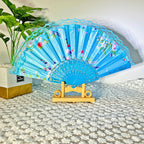 Handmade Elegant Floral Lace Fan Lightweight Portable Women’s Accessory