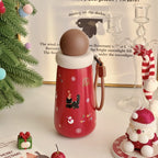 Women’s Water Bottle with Creative Lid Funny Design Leak-Proof Portable Durable