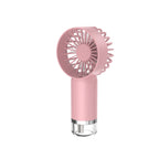 Harrow Portable Mini Fan Rechargeable Battery Cordless 3-Speed Quiet Operation Unisex
