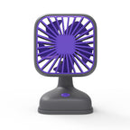 Portable Table Fan with Adjustable Head Quiet Motor Compact Design