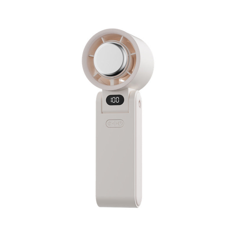 Handheld Portable Fan with Rechargeable Battery and Adjustable Speeds Quiet Operation Compact Design