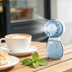 Harrow Handheld Fan Cute Cartoon Design Portable Rechargeable Personal Fan