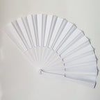 Ladies Hand Fan High-Quality Paper and Natural Wood Elegant Foldable Handheld Fan