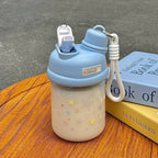 Women’s Insulated Drink Bottle with Dual Lid System Leak-Proof BPA-Free Star Design