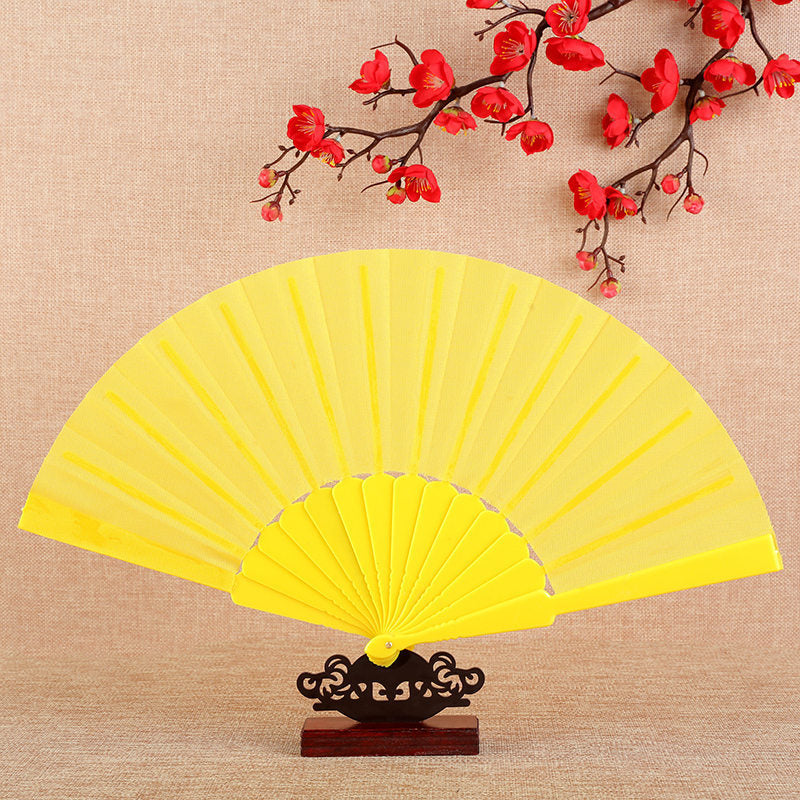 Unisex Colored Fan Set Lightweight Compact Handheld Fans for Travel and Events