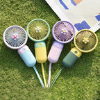 Women’s Portable Mini Fan USB Rechargeable Handheld Compact Personal Cooling Fan