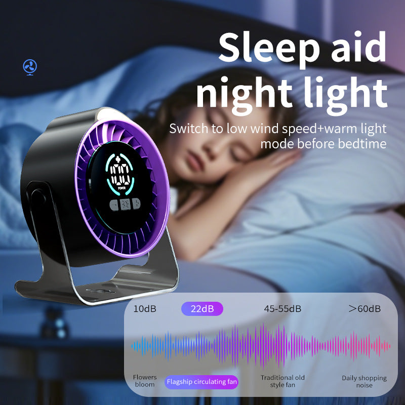 Rechargeable Air Cooler Fan with Silent Magnetic Motor and Adjustable Cooling Levels