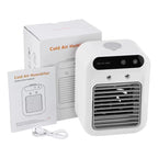 USB-Powered Desktop Vaporizer Humidifier with Refillable Tank Adjustable Louvers Quiet Operation