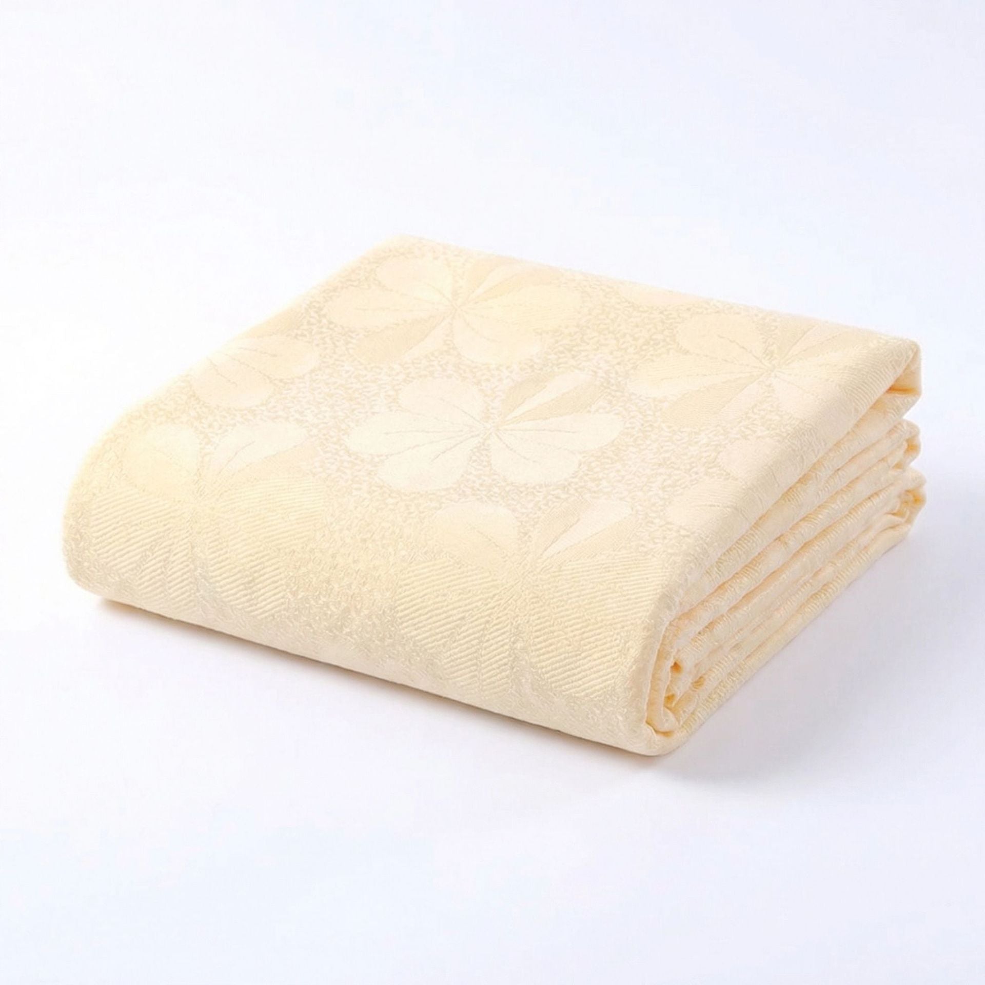 Bowlift Jacquard Cotton Blend Blanket Soft Breathable Double Size Elegant Design