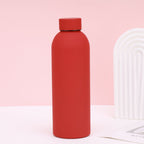 Vacuum Insulated Stainless Steel Water Bottle Leak-Proof Soft-Touch Surface