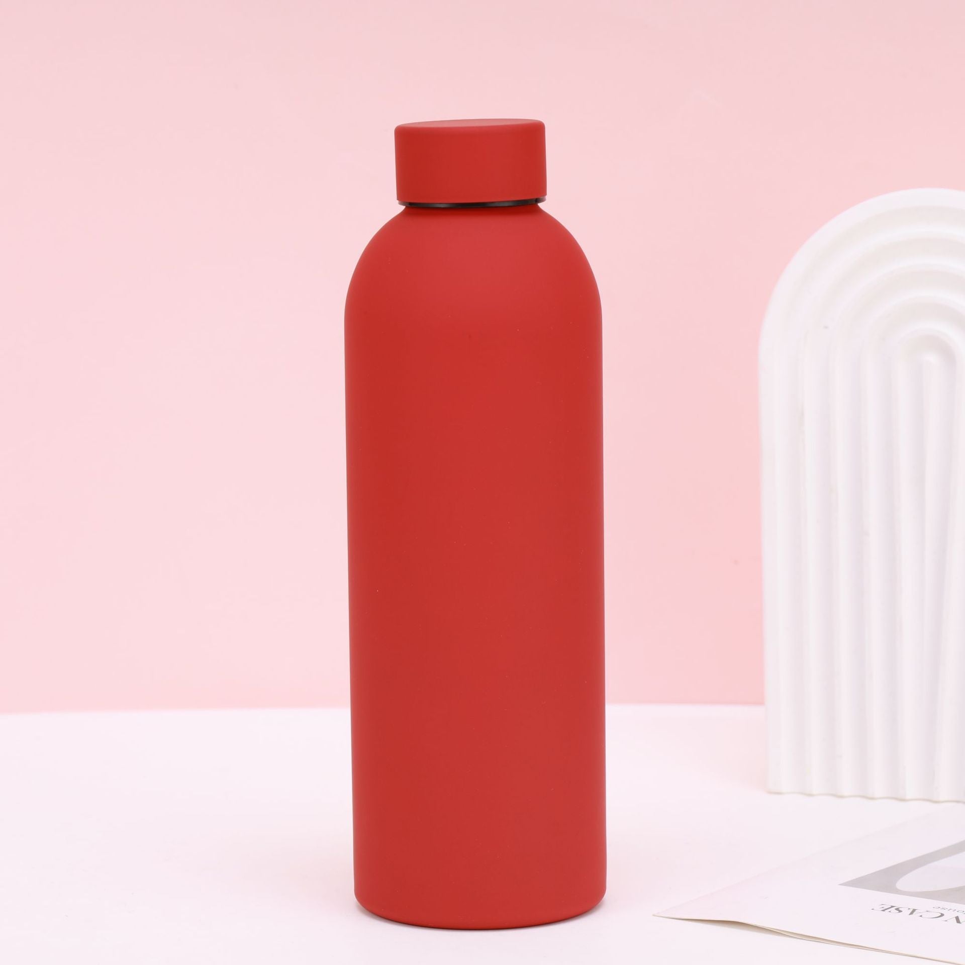 Vacuum Insulated Stainless Steel Water Bottle Leak-Proof Soft-Touch Surface