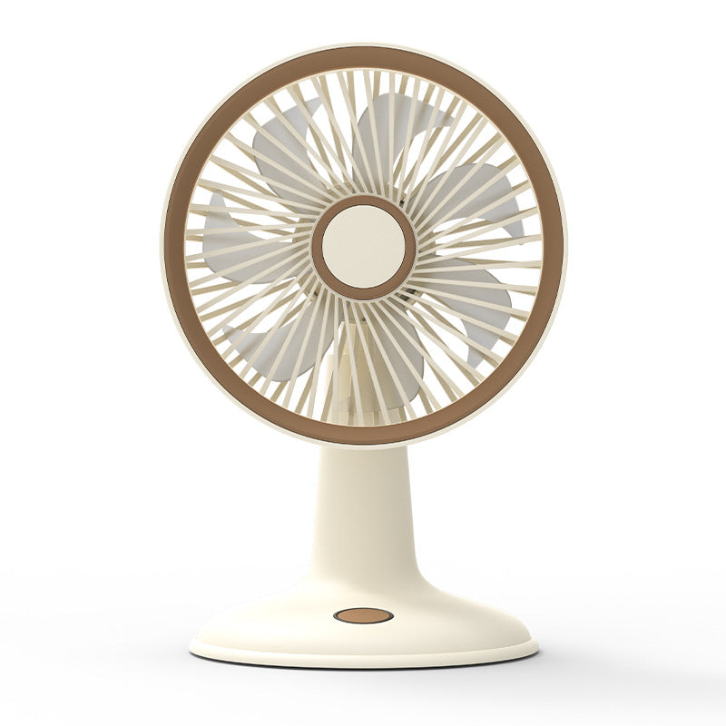 Compact USB Fan Portable Quiet Adjustable Tilt Table Desk Fan