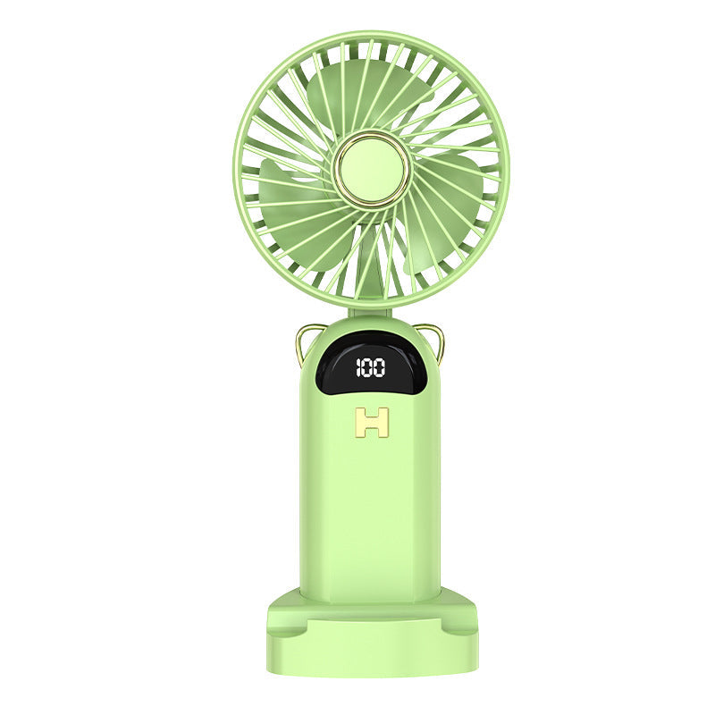 Handheld Cooling Fan Adjustable Speed Portable Rechargeable Battery Operated