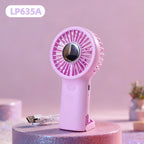 Women’s Portable Mini Handheld Fan USB Rechargeable Ergonomic Design Lightweight Personal Cooling