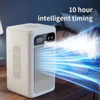 Portable Evaporative Cooling Tower with Battery Operated Spray Humidifier and Multi-Speed Fan