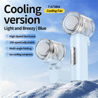 Women's Portable Multifunction Mini Fan Foldable Ice Cooling Handheld Fan
