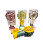 Portable Mini Fan Rechargeable Battery Lightweight Handheld Personal Cooling Fan Multiple Speeds