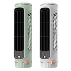 Rechargeable USB Tower Fan Compact Personal Cooling Adjustable Louvers Quiet