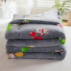 Ladies Cozy Microfiber Blanket Soft Fluffy Warm Throw for Home and Kids