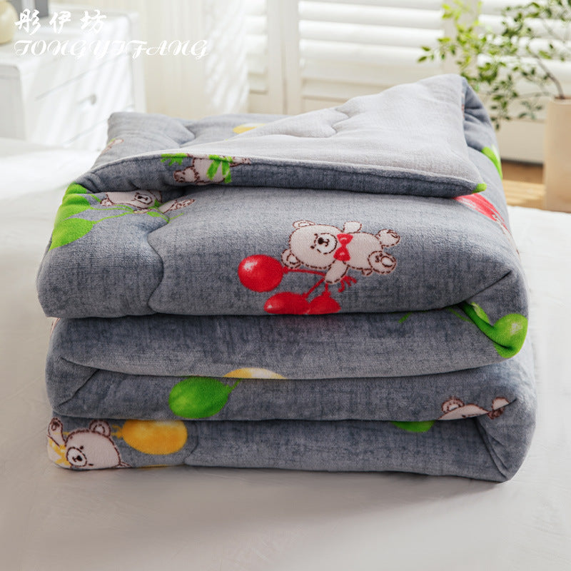 Ladies Cozy Microfiber Blanket Soft Fluffy Warm Throw for Home and Kids