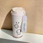 Ladies Insulated Water Bottle BPA-Free Plastic Flip Lid Hello Kitty Design